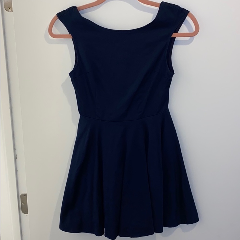 Navy Blue Mini Dress by TOBI